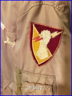 Bomber Jacket. Second Korean war (Korean DMZ Conflict) Named. Vietnam era