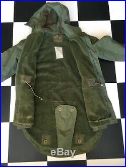 British Army Middle Parka With Hood Size 8 Korean War Mods Scooter