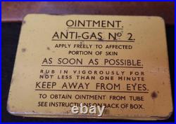 British Army Mk IV General Service Respirator 1941 Case, Accessories, Korean War