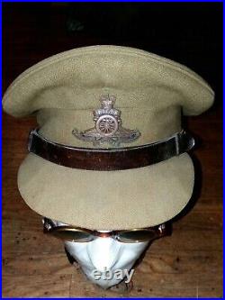 British Army Officers artillery regt. Visor hat