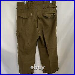 Carter Smith Australian Military Trouser Pants Wool Korean War Brown 12 (36)