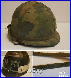Casque Américain Guerre Vietnam Corée Korean War US M1 1969 Complet Liner Helmet