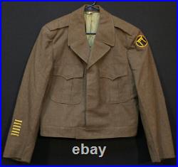 Cold Korean War US Army Ryukyus Command Jacket Field Wool 42L 1951 WW2 Service