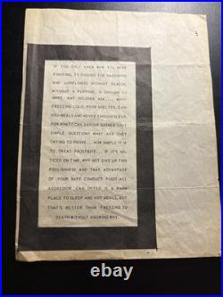 Cold War Aggressor Force PsyWar Training Leaflet Safe Conduct Pass Propaganda