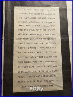 Cold War Aggressor Force PsyWar Training Leaflet Safe Conduct Pass Propaganda