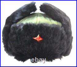 Cold War Korean War Era Ushanka Fur Hat Cold Weather Nice LOOK