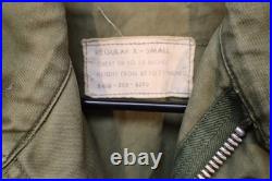 Cold War US Army 11th Airborne Coat Mans Cotton M-1951 Field Jacket, X-Small Reg