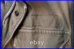 Cold War US Army 11th Airborne Coat Mans Cotton M-1951 Field Jacket, X-Small Reg