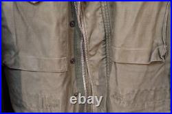 Cold War US Army 11th Airborne Coat Mans Cotton M-1951 Field Jacket, X-Small Reg