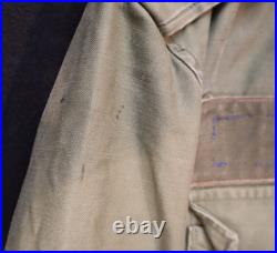 Cold War US Army 11th Airborne Coat Mans Cotton M-1951 Field Jacket, X-Small Reg