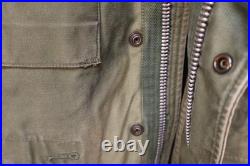 Cold War US Army 11th Airborne Coat Mans Cotton M-1951 Field Jacket, X-Small Reg