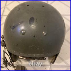 Cold War US Army Armor Tank Crew Football Helmet'MacGregor' Communications Rare