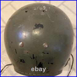 Cold War US Army Armor Tank Crew Football Helmet'MacGregor' Communications Rare