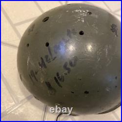 Cold War US Army Armor Tank Crew Football Helmet'MacGregor' Communications Rare