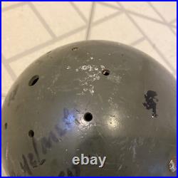 Cold War US Army Armor Tank Crew Football Helmet'MacGregor' Communications Rare