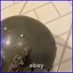 Cold War US Army Armor Tank Crew Football Helmet'MacGregor' Communications Rare