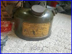 Coleman 1952 Korean War Military Lantern Box Tools