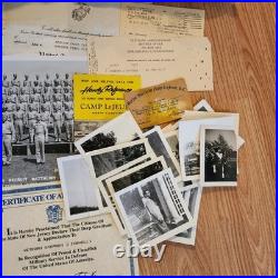 DOCUMENTED 1950s USMC Estate Archive Named Uniforms Discharge Photos 1-of-1 Lot