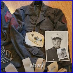 DOCUMENTED 1950s USMC Estate Archive Named Uniforms Discharge Photos 1-of-1 Lot
