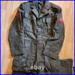 DOCUMENTED 1950s USMC Estate Archive Named Uniforms Discharge Photos 1-of-1 Lot