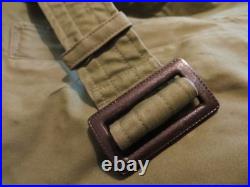 Dated Feb. 1952 Korean War BELTED OVERCOAT With Liner M-1951 US Military Patches