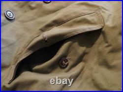 Dated Feb. 1952 Korean War BELTED OVERCOAT With Liner M-1951 US Military Patches