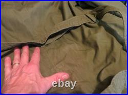Dated Feb. 1952 Korean War BELTED OVERCOAT With Liner M-1951 US Military Patches