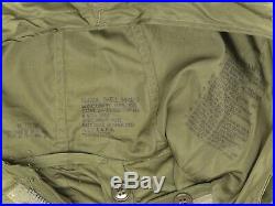 Deadstock M-1951 Fishtail Parka Shell Mens Medium Hooded Dated 1952 Korean War