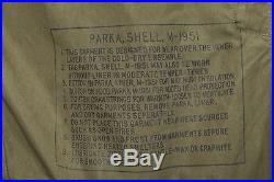 Deadstock US Army 1953 Fishtail Parka Mens Size Large Korean War M-1951 Shell