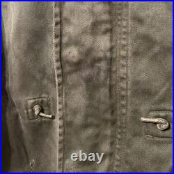 Distressed Vintage Sz Medium M-1951 Army Field Jacket Fishtail Parka Shell