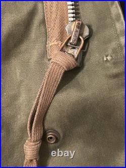 Distressed Vintage Sz Medium M-1951 Army Field Jacket Fishtail Parka Shell