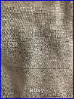EUC US Army M-1951 M-51 Field Shell Jacket Small Military Korean War 1950s Small
