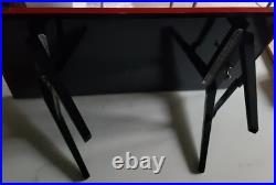 EXTREMELY RARE Korean War MILITARY GIFT PRESENTATION Red Lacquer Tea Table PEARL