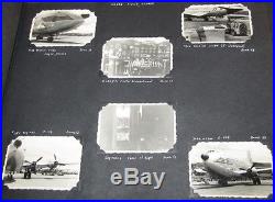 Early 1950's KOREAN WAR ERA USAF PLANES BOMBERS PHOTO ALBUM Snapshots AIR BASES