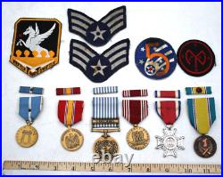Edward Weisblott NY Korean War Veteran Service Medals Ribbons Patches Good Condu