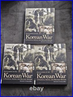 Encyclopedia of the Korean War (1, 2, & 3 Volumes) Complete Hardcover Set Tucker