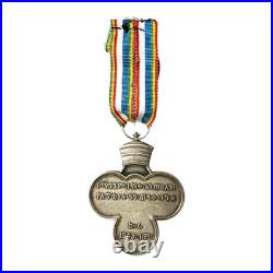 Ethiopian Haile Selassie Korean War Medal Silver Alloy Military Decoration