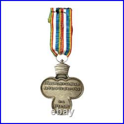 Ethiopian Haile Selassie Korean War Medal Silver Alloy Military Decoration