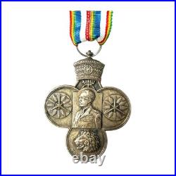 Ethiopian Haile Selassie Korean War Medal Silver Alloy Military Decoration