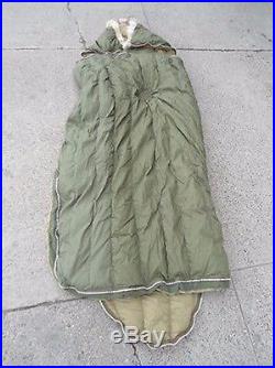 Evacuation Sleeping Bag Rated -60f Genuine Issue Korean War Vintage