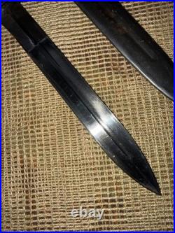 Excellent Egyptian Model 1950 Hakim Rifle Bayonet Knife + Scabbard