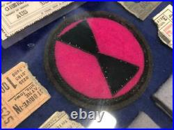 Exceptional US 7th Infantry Division Artillery Grouping Korean War Original