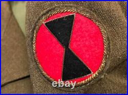 Exceptional US 7th Infantry Division Artillery Grouping Korean War Original