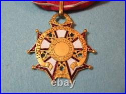 Extremely Rare Us Legion Of Merit Commander Korean War Type In Box Of Issue