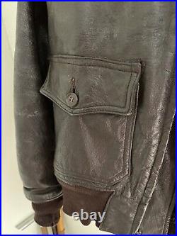 First Series G1 Jacket 55j14 40s 50s USN Flight Jacket Korean War Era Real Sz 40