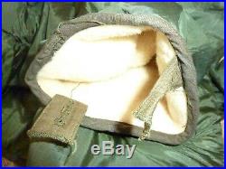 Genuine vintage Korean war era M1951 Fishtail parka Alpaca wool liner, M51, Small