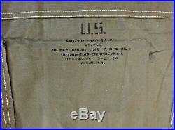 Great Condition Original Korean War (1953/54) Us Army Canvas/wooden Folding Cot