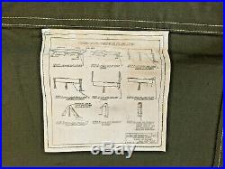 Great Condition Original Korean War (1953/54) Us Army Canvas/wooden Folding Cot