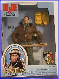 Hasbro G. I. Joe Classic Collection Ted Williams Korean War Fighter Pilot 1990