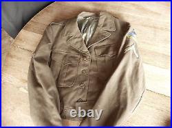 IKE JACKET Hell on Wheels US Military Korean War & Tie 1950 LARP size 38R